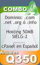 Combo A de hosting y dominio